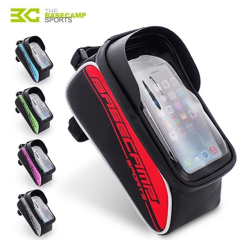 Planet Gates 4.7 Blue Bike Bag Bike Bag Rainproof Bag For Bicycle Front Tube Cycling Bag Phone Case Frame Bicycle Bag MTB Pannier Bicycle Accessories