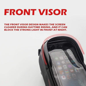 Planet Gates 4.7 Blue Bike Bag Bike Bag Rainproof Bag For Bicycle Front Tube Cycling Bag Phone Case Frame Bicycle Bag MTB Pannier Bicycle Accessories