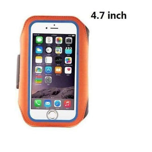 Planet Gates 4.7 inch Orange Armband Running Case for iPhone X SE 6 6S 7 8 Plus Cases Cover Gym Arm Band Sport Cover Holder Bag Phone Cases for huawei