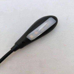Planet Gates 4/7 LED Bulb Recharge Book light  Mini Flexible Bright Clip Reader Reading Desk Lamp Emergency Travel Night USB White/Warm Light