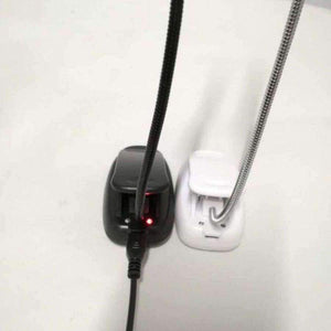 Planet Gates 4/7 LED Bulb Recharge Book light  Mini Flexible Bright Clip Reader Reading Desk Lamp Emergency Travel Night USB White/Warm Light