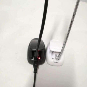 Planet Gates 4/7 LED Bulb Recharge Book light  Mini Flexible Bright Clip Reader Reading Desk Lamp Emergency Travel Night USB White/Warm Light