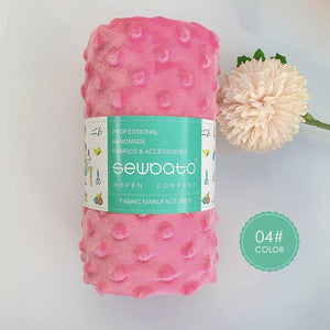 Planet Gates 4 / 70x100cm 70x100cm Minky Fabric For Sewing 30 Colors Super Soft Minky Dot Plush Fabric Eco-Friendly Polyester Handwork Fabric