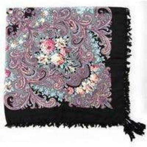 Planet Gates 4 black Fashion woman Scarf square scarves short tassel floral printed Women Wraps Winter lady shawls free shipping-03