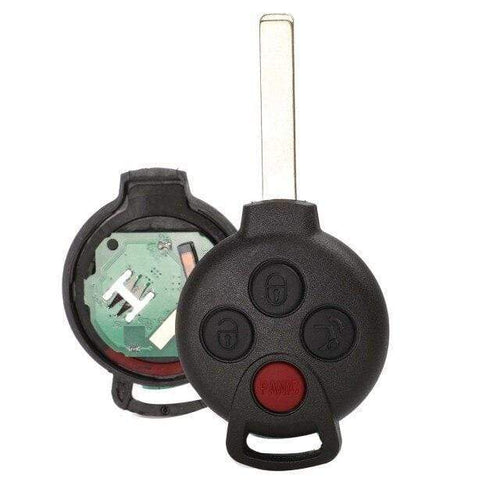 Planet Gates 4 Buttons 3/4 Buttons Car Remote Key Fit for Mercedes-Benz Smart Smart For two 451 2007 2008 2009 2010 2011 2012 2013 433Mhz ID46