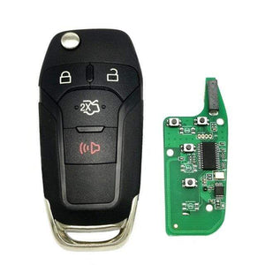 Planet Gates 4 Buttons Car Remote Key For Ford Escort 2015 ID49 Chip 315 Mhz 3+1 Button Auto Smart Remote Control Flip Car Key