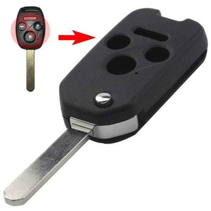 Planet Gates 4 Buttons Remote 2 Button Folding Flip Remote Key Shell Cover For Honda Odyssey Rigeline Accord CRV Civic Uncut