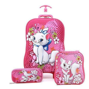 Planet Gates 4 Children Travel Trolley Bag Student Trolley Case Cute Kids Suitcase Boy Girl Cartoon Bag Pencil Box Children Gift