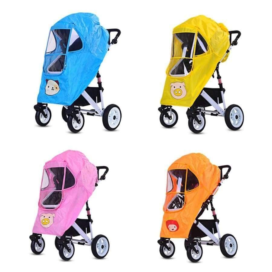 Planet Gates 4 Colors Baby Stroller Accessories Universal Waterproof Rain Cover Travel Cover Case Umbrella Trolley Cover Bag Stroller Part