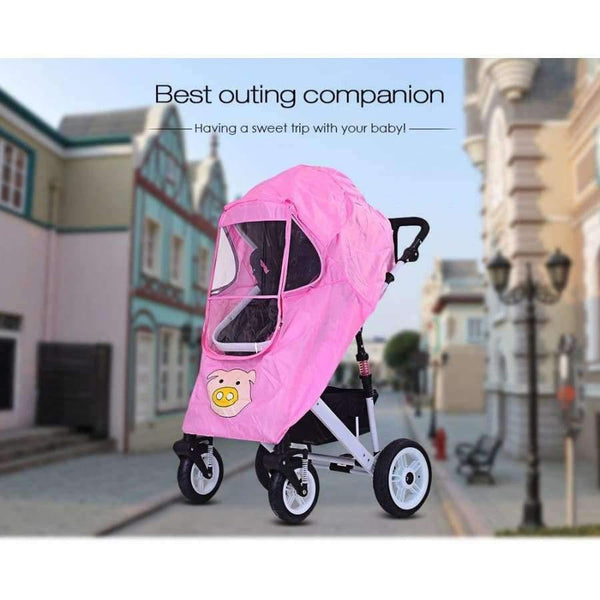 Planet Gates 4 Colors Baby Stroller Accessories Universal Waterproof Rain Cover Travel Cover Case Umbrella Trolley Cover Bag Stroller Part