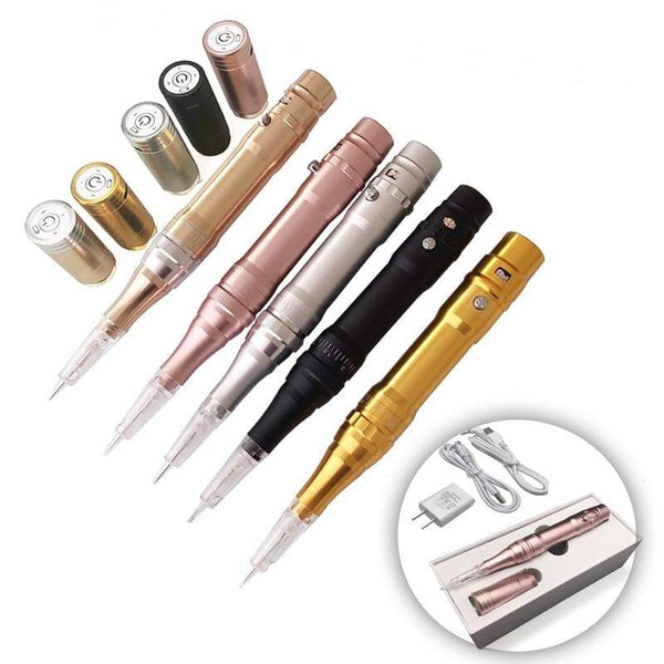 Planet Gates 4 Colors Best Quality Wireless Permanent Makeup Tattoo Machine Microblading Rechargeable Eyebrows Tattoo Pen