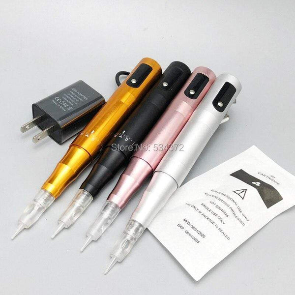 Planet Gates 4 colors Wireless PMU Machine Microblading Permanent Makeup Beauty Tattoo Pen with Cartridges