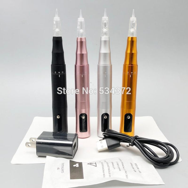 Planet Gates 4 colors Wireless PMU Machine Microblading Permanent Makeup Beauty Tattoo Pen with Cartridges