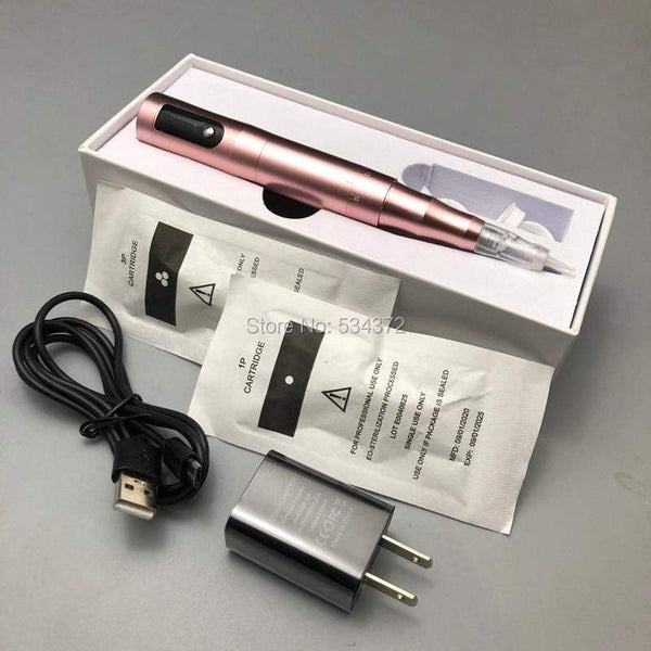 Planet Gates 4 colors Wireless PMU Machine Microblading Permanent Makeup Beauty Tattoo Pen with Cartridges