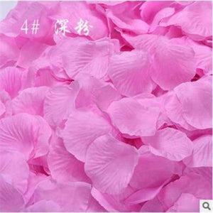 Planet Gates 4 Deep pink Wedding Decor 1000 pcs/lot Atificial Flowers Wholesale Polyester Wedding Rose Petals Wedding Birthday Accessories