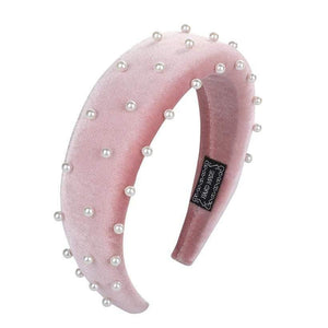 Fashion Western Style Solid Colors Thicken Padded Headband Bezel Turban Women Hairbands Girls Accessories Headwear