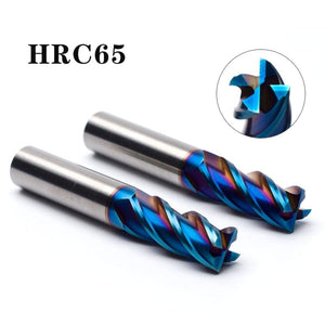 Planet Gates 4 Flutes HRC65 Carbide End Mill Alloy Carbide Milling Tungsten Steel Milling Cutter EndMillS CNC Cutting tools