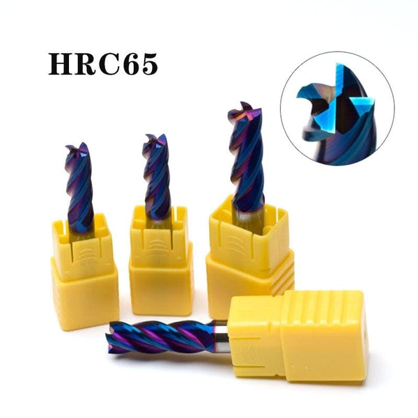 Planet Gates 4 Flutes HRC65 Carbide End Mill Alloy Carbide Milling Tungsten Steel Milling Cutter EndMillS CNC Cutting tools