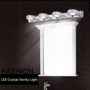 Planet Gates 4 Head Modern LED Crystal Bathroom Wall Lamp Fixture Mirror Light Make up Vanity Ligh 3/4 Head Noble Design High Efficiency Energy Save
