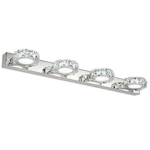 Planet Gates 4 Head Modern LED Crystal Bathroom Wall Lamp Fixture Mirror Light Make up Vanity Ligh 3/4 Head Noble Design High Efficiency Energy Save