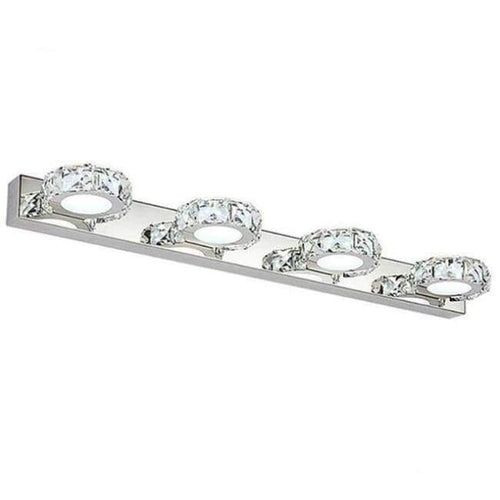 Planet Gates 4 Head Modern LED Crystal Bathroom Wall Lamp Fixture Mirror Light Make up Vanity Ligh 3/4 Head Noble Design High Efficiency Energy Save