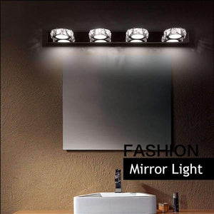 Planet Gates 4 Head Modern LED Crystal Bathroom Wall Lamp Fixture Mirror Light Make up Vanity Ligh 3/4 Head Noble Design High Efficiency Energy Save
