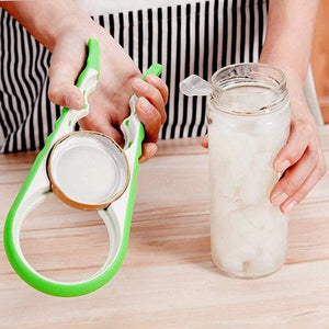 4 In 1 Multifunction Screw Cap Jar Bottle Wrench Creative Gourd-shaped Can Opener Screw Kitchen Tool Bottle Openers Can Opener
