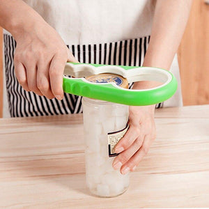 4 In 1 Multifunction Screw Cap Jar Bottle Wrench Creative Gourd-shaped Can Opener Screw Kitchen Tool Bottle Openers Can Opener