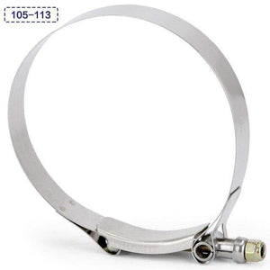 Planet Gates 4 inch (105-113mm) 2.0" 2.25" 2.5" 2.75" 3.0" 3.25" 3.5" 3.75" 4.0" T-Bolt Exhaust Clamp Intake Turbo Exhaust Intercooler Silicone Coupler 1 Piece