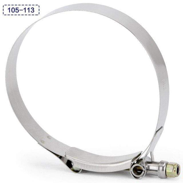 Planet Gates 4 inch (105-113mm) 2.0" 2.25" 2.5" 2.75" 3.0" 3.25" 3.5" 3.75" 4.0" T-Bolt Exhaust Clamp Intake Turbo Exhaust Intercooler Silicone Coupler 1 Piece