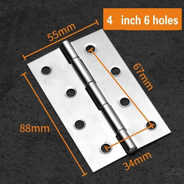 2Pcs Hinge Cabinet Doors Stainless Steel Flat  1 inch 1.5 inch 2inch 2.5 inch 3inch 4inch Windows Hinge Wooden Box Mini Hinge