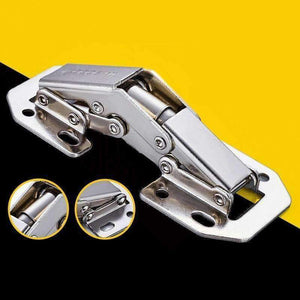 Planet Gates 4 Inch 90 Degree Free Opening Hinge Wardrobe Cupboard Wood Door Without Slotting Furniture Hardware Concealed Hinges Thickening