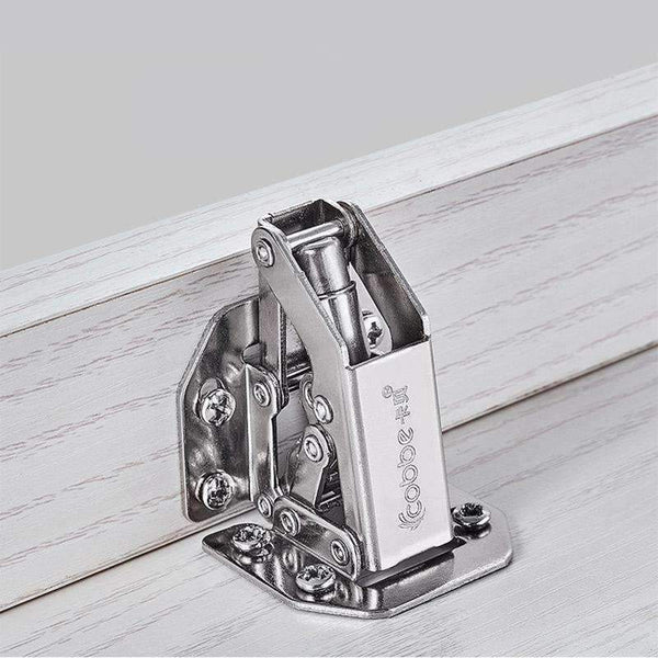 Planet Gates 4 Inch 90 Degree Free Opening Hinge Wardrobe Cupboard Wood Door Without Slotting Furniture Hardware Concealed Hinges Thickening