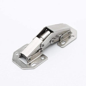 90Degree3-4Inch Not Drilling Hole Cabinet Hinge Cabinet Door Soft Closing Hinge Hydraulic Buffer Hinge Furniture Hardware