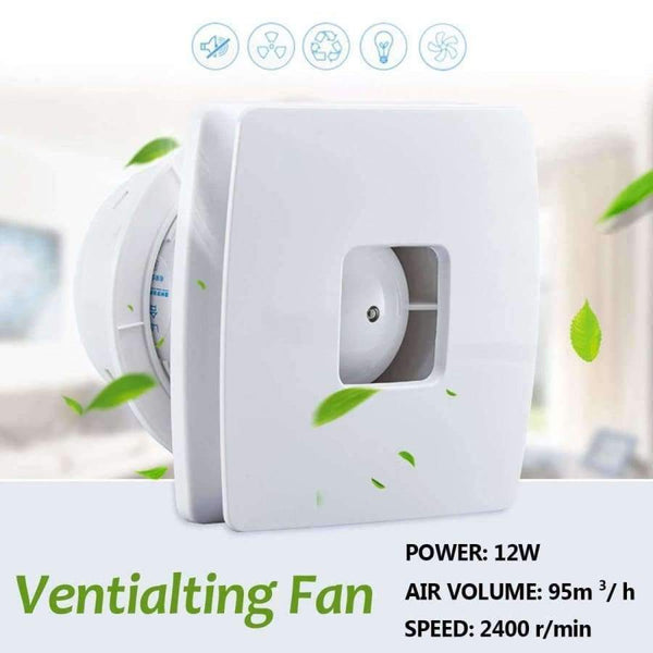 Planet Gates 4 inch Air Vents Booster Blower Inline Ducted Fans Ventilation Pipe Exhausted Extractor Fan Ventilator For Bathroom Kitchen