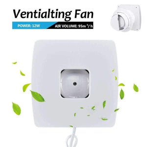 Planet Gates 4 inch Air Vents Booster Blower Inline Ducted Fans Ventilation Pipe Exhausted Extractor Fan Ventilator For Bathroom Kitchen