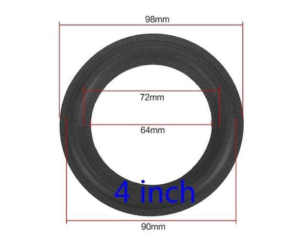 Planet Gates 4 inch GHXAMP 2PCS Speaker Foam Repair Folding Edge Ring Subwoofer Speaker Repair Accessories DIY 5 INCH 6.5INCH 8 INCH 10 12 INCH
