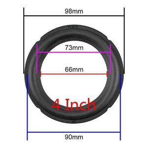 Planet Gates 4 Inch GHXAMP Speaker Rubber Edge 4 Inch 5Inch 6.5 Inch 8 Inch Notch Surround Fold Ring Repair Audio Speaker Rubber Suspension Part DIY