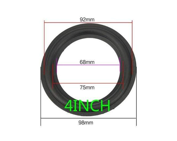 Planet Gates 4 inch GHXAMP Speaker Rubber Surround Repair 3 inch 4 inch 5 inch 6.5 8 inch Speaker Subwoofer Accessories General Folding Edge Diy