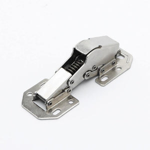 90Degree3-4Inch Not Drilling Hole Cabinet Hinge Cabinet Door Soft Closing Hinge Hydraulic Buffer Hinge Furniture Hardware