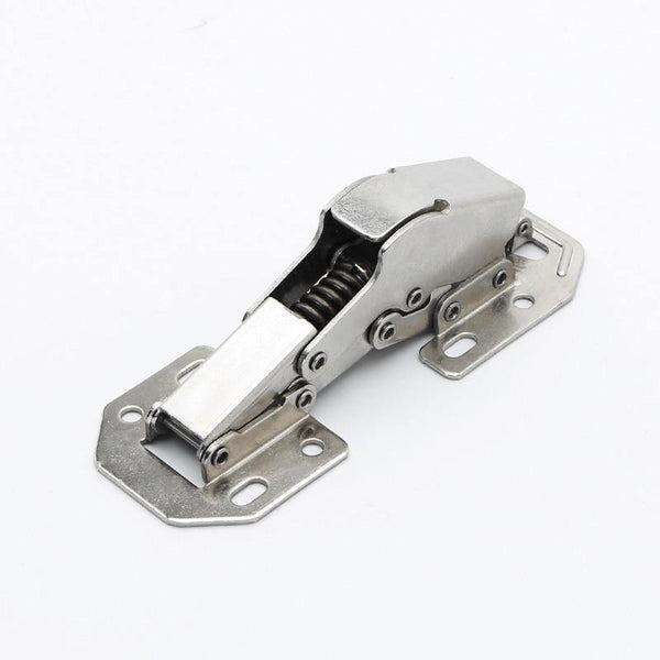 90Degree3-4Inch Not Drilling Hole Cabinet Hinge Cabinet Door Soft Closing Hinge Hydraulic Buffer Hinge Furniture Hardware