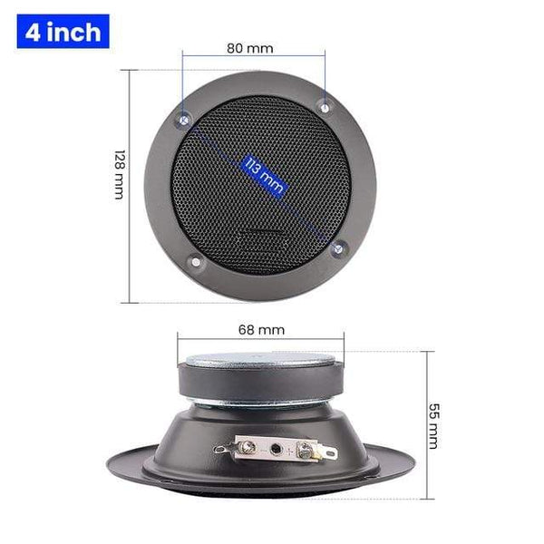 Planet Gates 4 Inch Speaker AIYIMA 2Pcs 3 4 5 Inch Midrange Bass Speaker Driver High Power Tweeter Loudspeaker DIY Home Theater HiFi Music Woofer Speaker