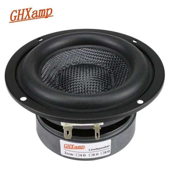Planet Gates 4 Inch Woofer Subwoofer Speaker Unit HIFI 4ohm 40W Fiberglass Woven Basin Deep Bass Loudspeaekr Large Magnetic 1PC