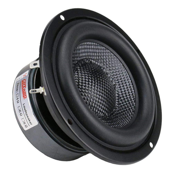 Planet Gates 4 Inch Woofer Subwoofer Speaker Unit HIFI 4ohm 40W Fiberglass Woven Basin Deep Bass Loudspeaekr Large Magnetic 1PC