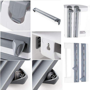 Planet Gates 4 Layer Paper Holder Hanger Tissue Wrap Roll Towel Rack Toilet Sink Door Hanging Organizer Storage Hook Kitchen Holder Rack