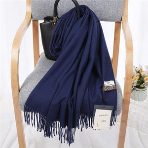Planet Gates 4 Luxury Brand Winter Scarf Unisex  Female Male Wool Sky Cashmere Scarf Pashmina Tassels