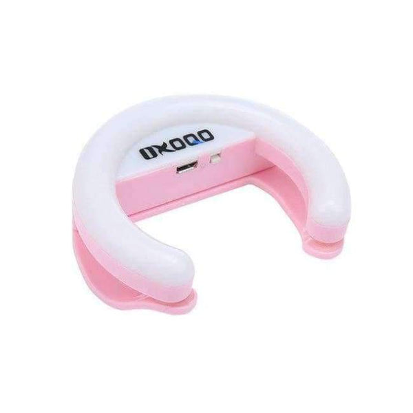 Planet Gates 4 modes / Pink / 5.4W USB charge LED Selfie Light for Smart phone Supplementary Lighting Night Darkness Selfie Enhancing for phone Fill Selfie Lights