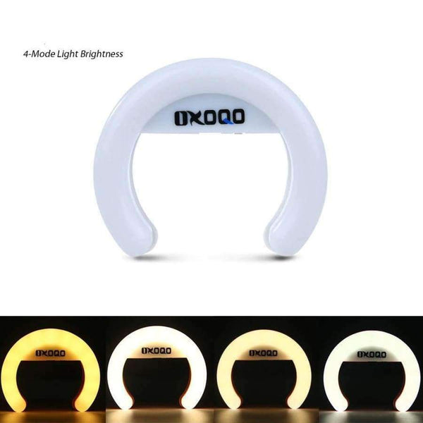 Planet Gates 4 modes / White / 5.4W USB charge LED Selfie Light for Smart phone Supplementary Lighting Night Darkness Selfie Enhancing for phone Fill Selfie Lights