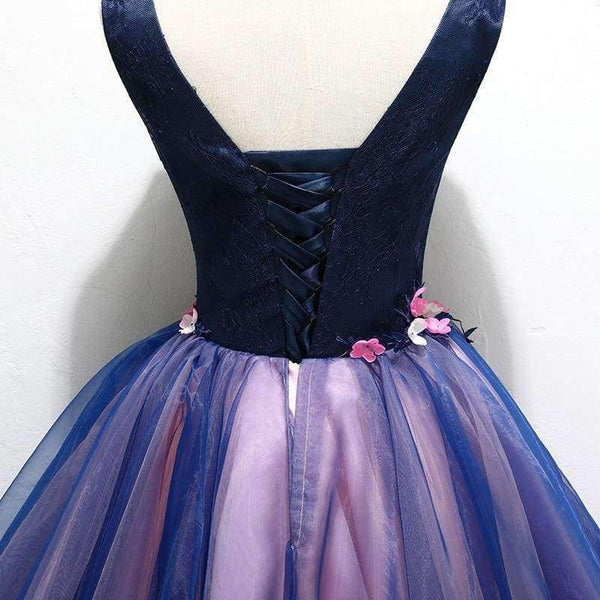 Planet Gates 4 New Luxury Lace Flower Cocktail Dresses V-neck Sleeveless V-neck Appliques Sweet Banquet Formal Party Gowns Custom