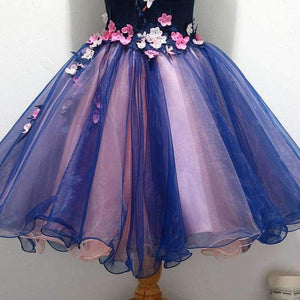 Planet Gates 4 New Luxury Lace Flower Cocktail Dresses V-neck Sleeveless V-neck Appliques Sweet Banquet Formal Party Gowns Custom